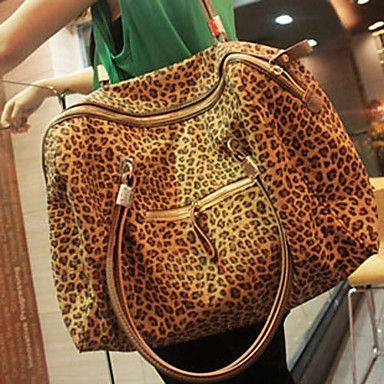 Moda feminina bolsa de ombro Leopard
